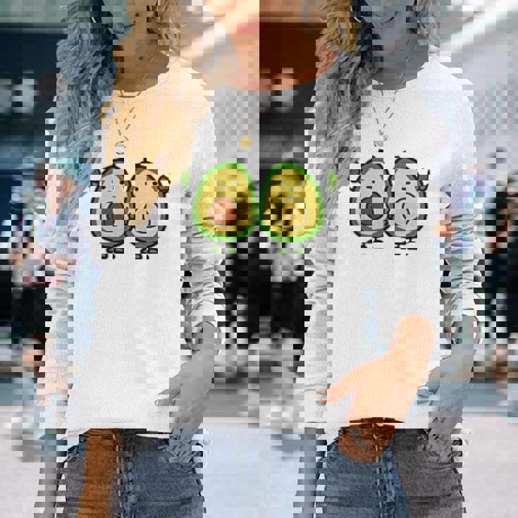 アボカドくん 長袖Tシャツ 彼女への贈り物