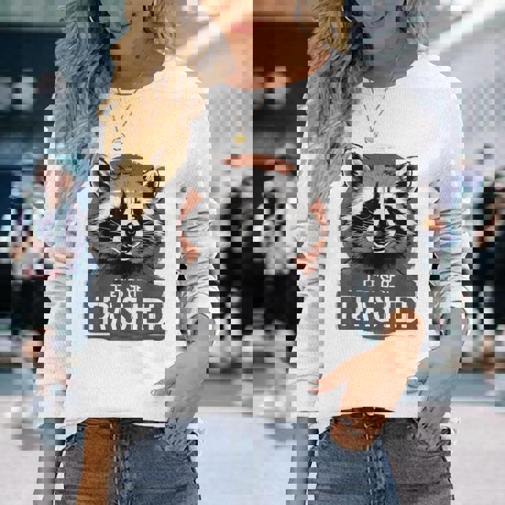 アライグマコスチュームtシャツ グルービー Let's Get Trashed 長袖Tシャツ 彼女への贈り物