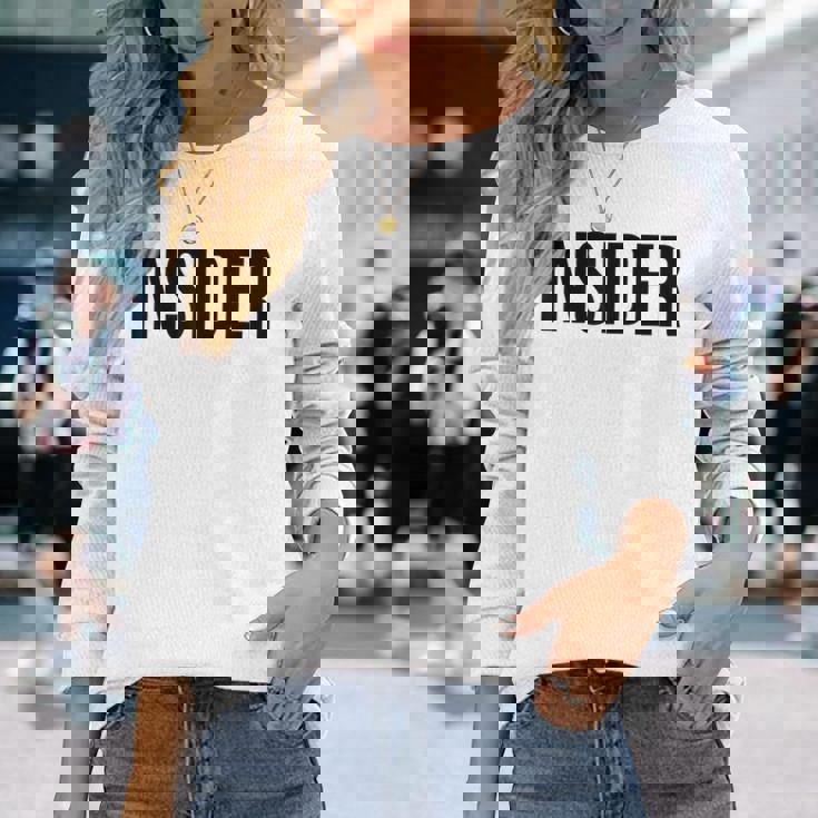 インサイダー 長袖Tシャツ 彼女への贈り物