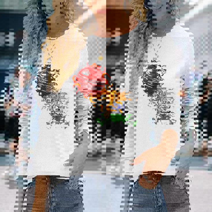 インドクリケット 長袖tシャツ 長袖Tシャツ 彼女への贈り物