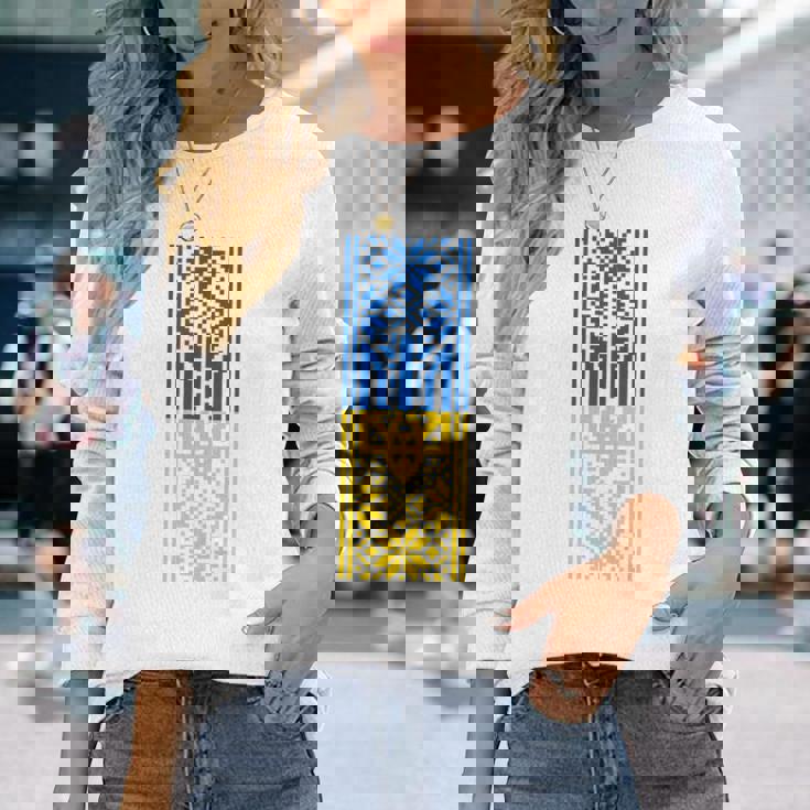 ウクライナの紋章yshyvanka コスチューム ゼレンスキー大統領 長袖tシャツ 長袖Tシャツ 彼女への贈り物