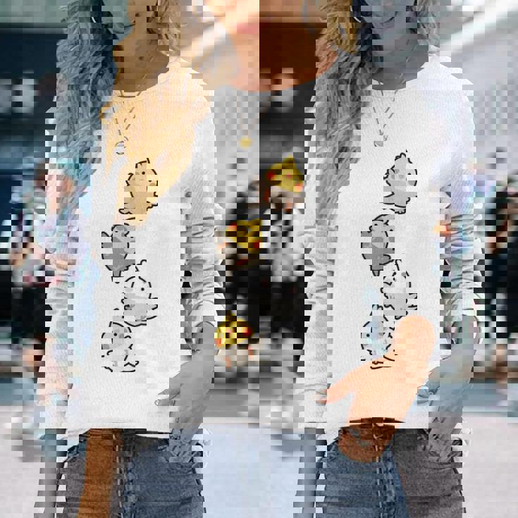 オカメインコ ボーブ 長袖Tシャツ 彼女への贈り物