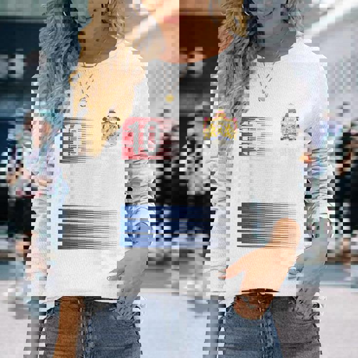 オランダ国旗 10 オランダオレンジ サッカー メンズ レディース キッズ ボーイズ 長袖Tシャツ 彼女への贈り物