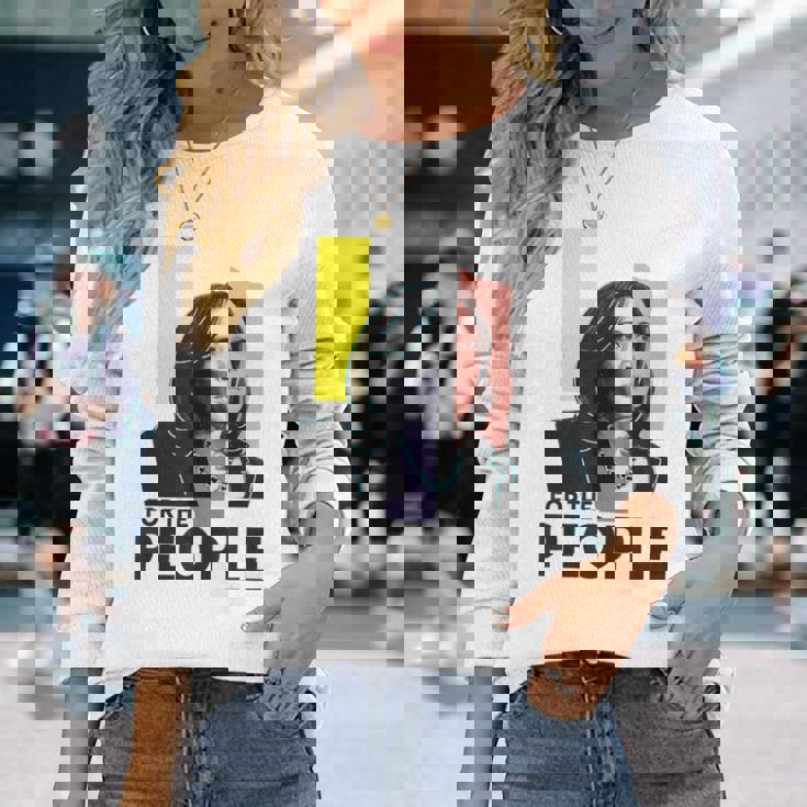 カマラ ハリス フォーピープル2024 選挙総長 長袖Tシャツ 彼女への贈り物