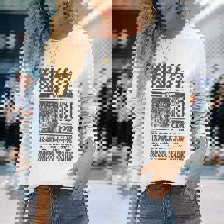 キッス Kiss Roosevelttadium 長袖Tシャツ 彼女への贈り物