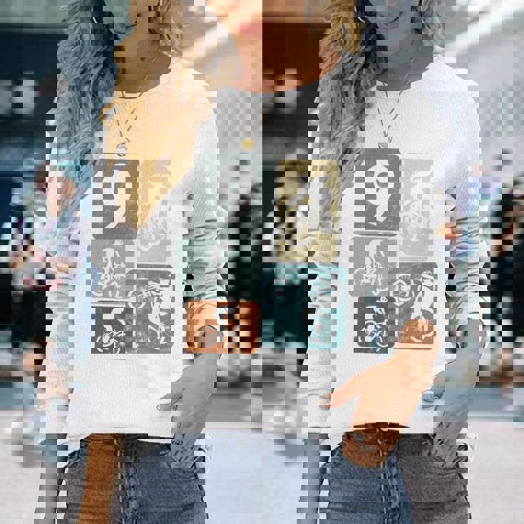 キッズ 9歳の男の子サイクリスト9歳の誕生日バイクマウンテンバイク 長袖Tシャツ 彼女への贈り物