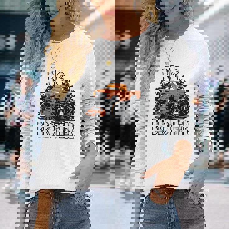 キッズ Big BrotherAnnouncement For Toddlers & Boys 長袖Tシャツ 彼女への贈り物