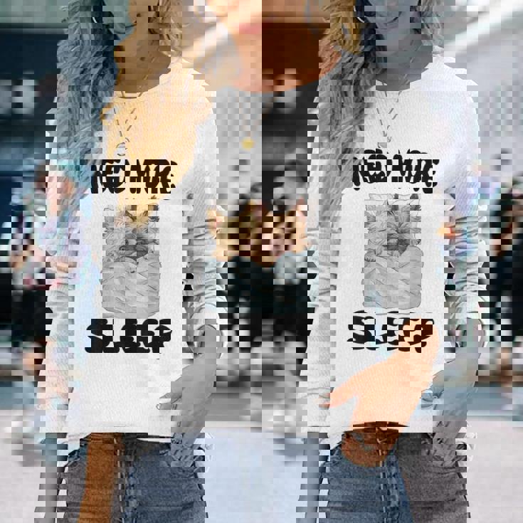 キュートなケアンテリア、睡眠用パジャマ、ナイトガウン。 長袖Tシャツ 彼女への贈り物