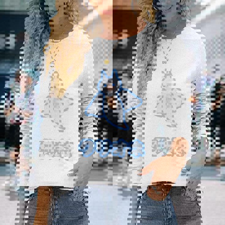 クリオネ（Big ビッグ）【どうぶつ フレンズ】ポップ ゆるくて かわいい キャラクター イラスト 長袖tシャツ 長袖Tシャツ 彼女への贈り物