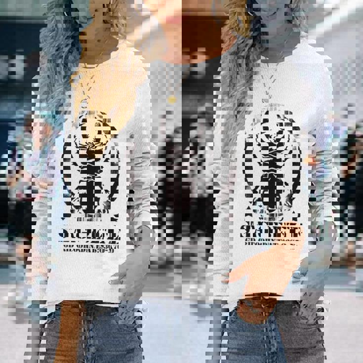 クワガタムシ昆虫コレクターデザイン 長袖Tシャツ 彼女への贈り物