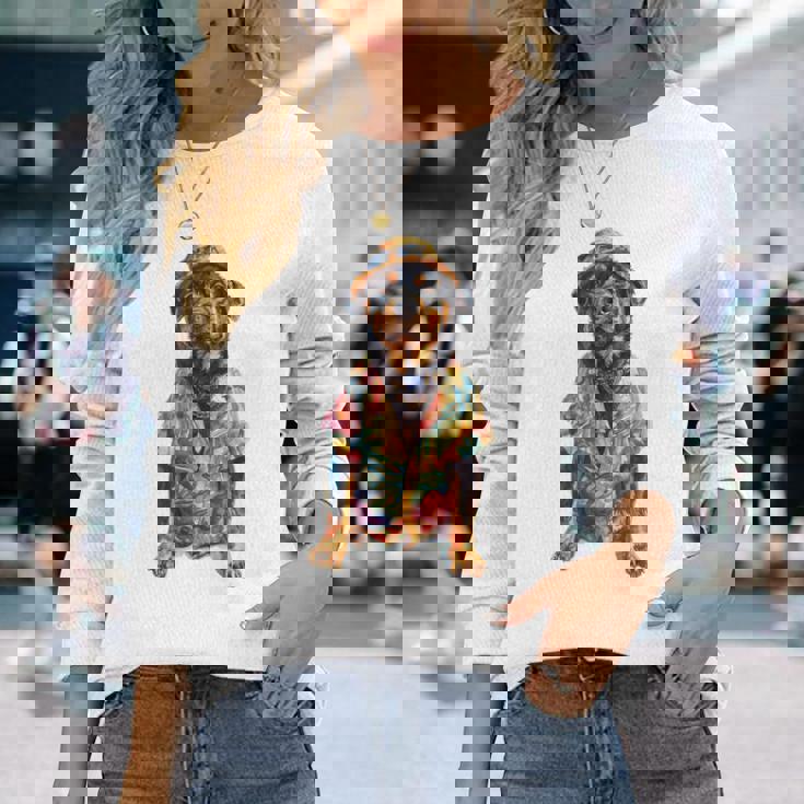 サマードッグロットワイラー 長袖Tシャツ 彼女への贈り物