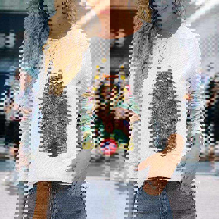 ジュラシック・ワールド Gate & Dinosaurs Arttyle 長袖Tシャツ 彼女への贈り物