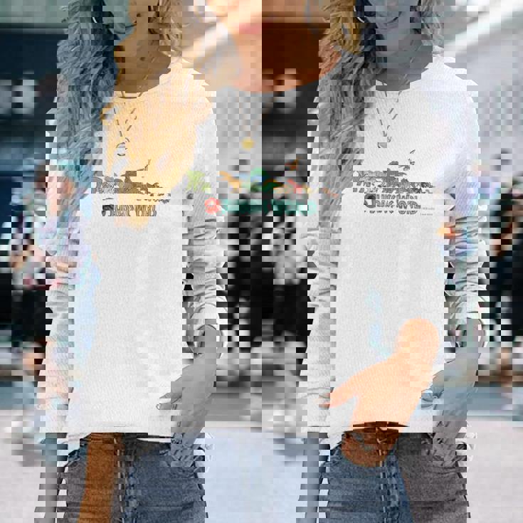 ジュラシック・ワールド Loose Illust 長袖Tシャツ 彼女への贈り物