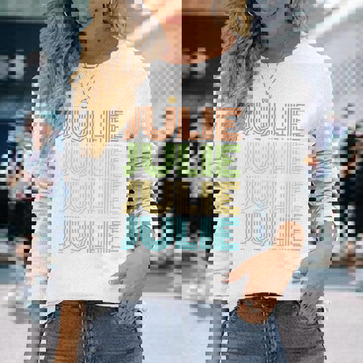 ジュリーという名前の人に代わってジュリー 長袖tシャツ 長袖Tシャツ 彼女への贈り物