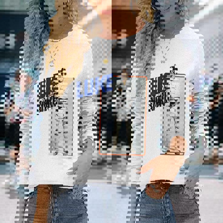 スター・ウォーズ ルーク・スカイウォーカー スマイルカードグラフィックtシャツ 長袖Tシャツ 彼女への贈り物