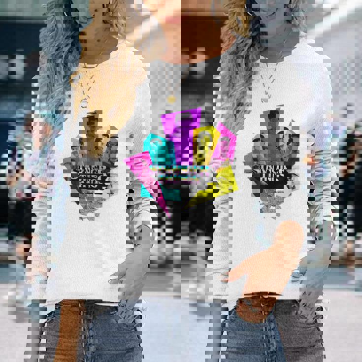 ストレンジャー・シングス The Party Memphis スプラッシュファン 記念品 長袖Tシャツ 彼女への贈り物