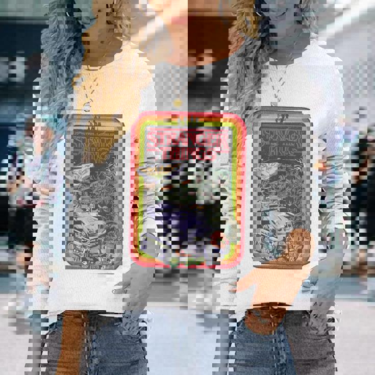 ストレンジャー・シングス コミック プロモ パレス アーケード2 ファン 記念品 長袖Tシャツ 彼女への贈り物