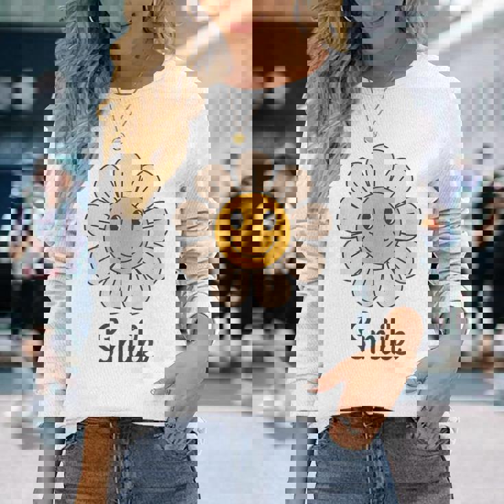 スマイル・フォー・ザ・サマー 長袖Tシャツ 彼女への贈り物