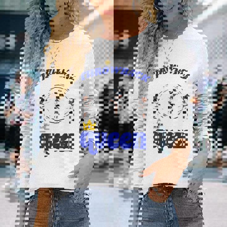 スローバッククイーンダブルダッチ 長袖Tシャツ 彼女への贈り物