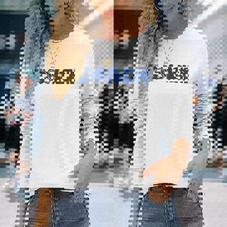 スーパー水球スポーツ シンプル水球コーチ Coach Water-Polo 長袖Tシャツ 彼女への贈り物