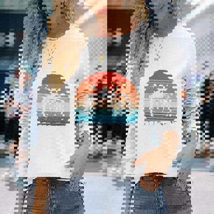 タカアシガニのささやき 海洋生物学者 長袖tシャツ 長袖Tシャツ 彼女への贈り物