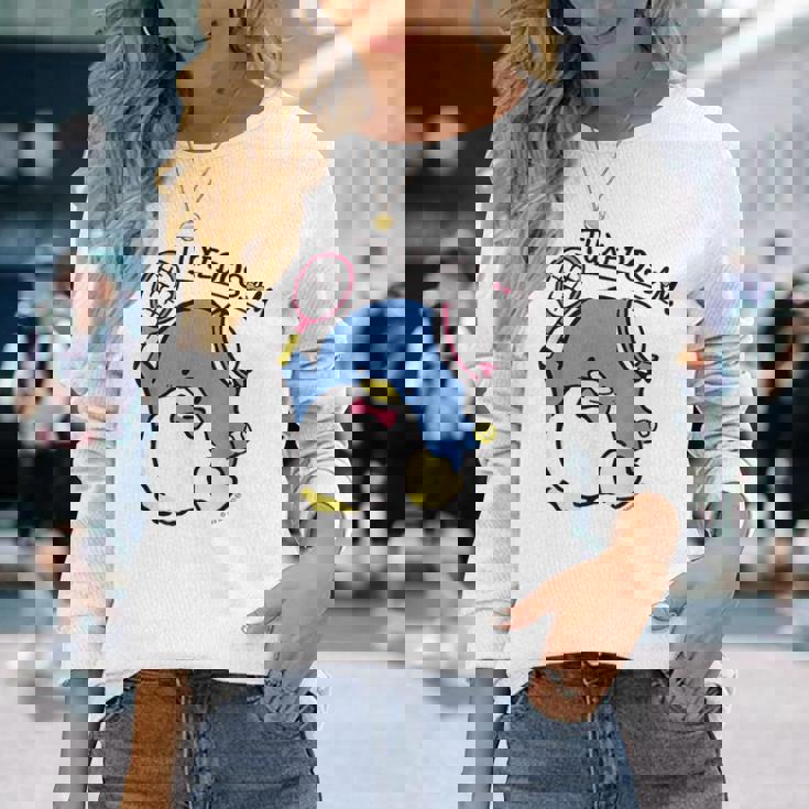 タキシードサム テニス ライトカラー 長袖Tシャツ 彼女への贈り物