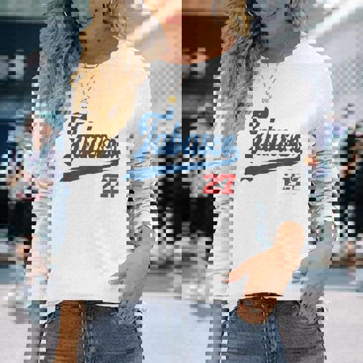 タバスコ、メキシコ 長袖Tシャツ 彼女への贈り物