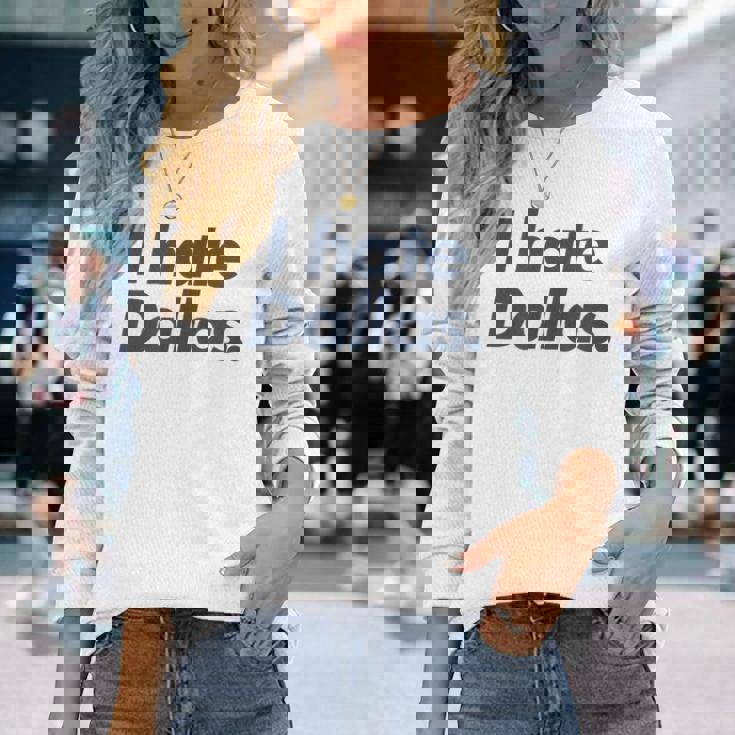 ダラスが嫌い 長袖Tシャツ 彼女への贈り物