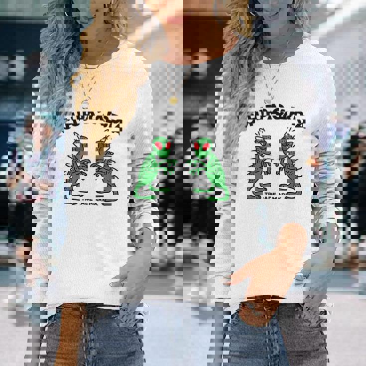 チュパカブラ 長袖Tシャツ 彼女への贈り物