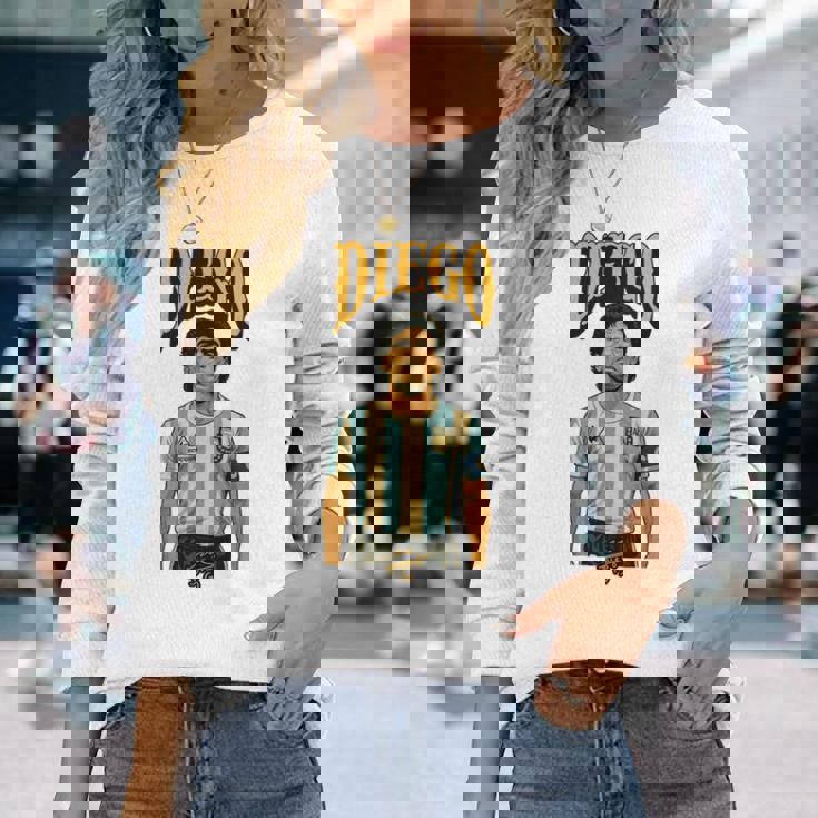 ディエゴ アルマンド マラドーナ アルゼンチン 長袖tシャツ 長袖Tシャツ 彼女への贈り物