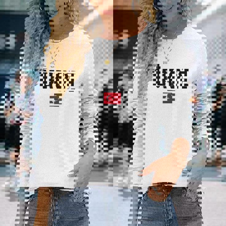 トルコ 旗 大 国旗 メンズ レディース キッズ トルコ 長袖Tシャツ 彼女への贈り物