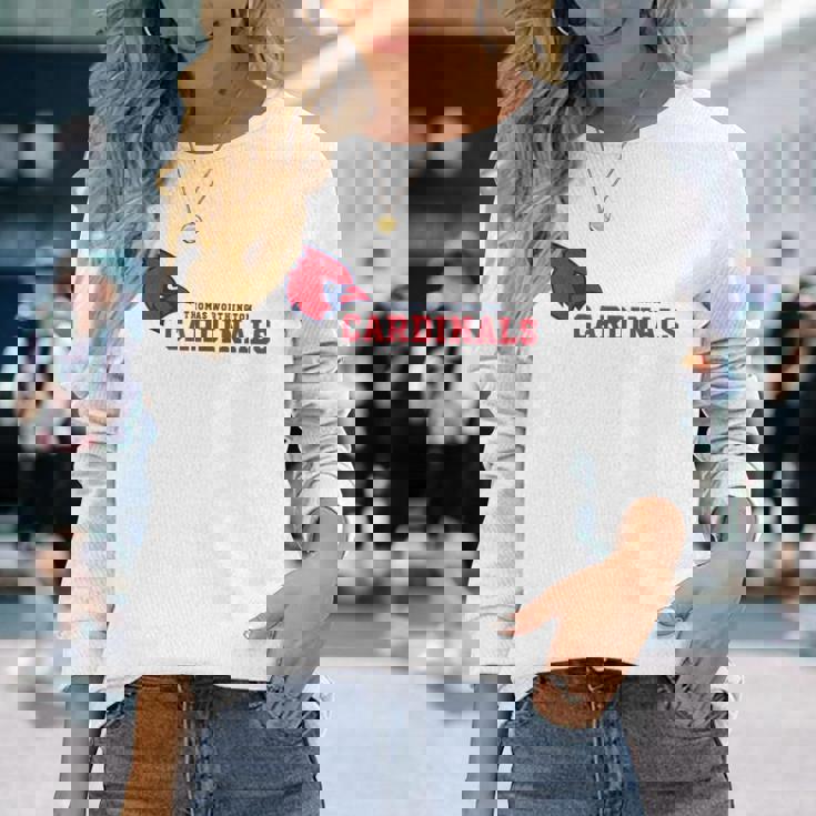 トーマス・ワーシントン・カージナルス 長袖Tシャツ 彼女への贈り物
