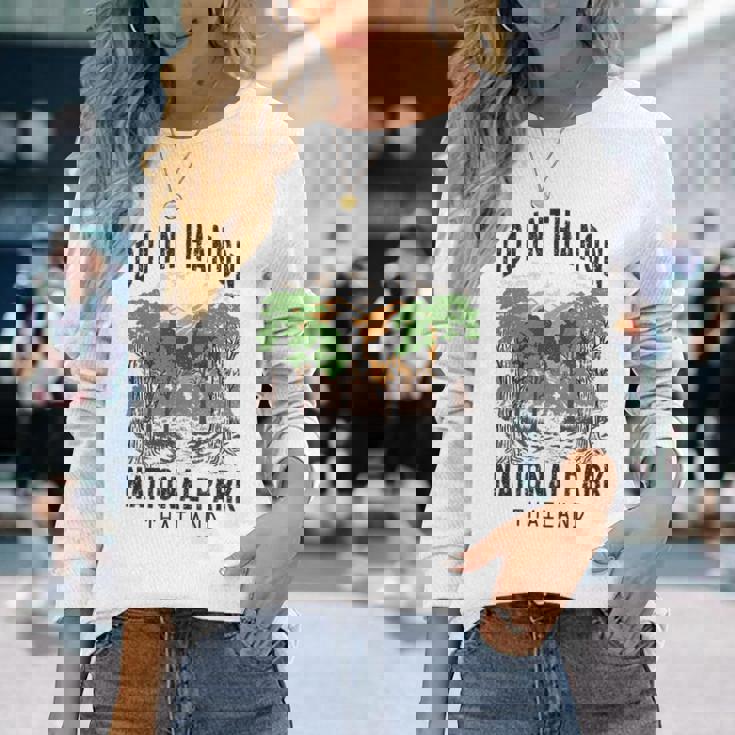 ドイインタノン国立公園タイ 長袖Tシャツ 彼女への贈り物