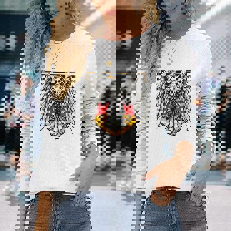 ドイツ鷲旗 ドイツ国旗 長袖tシャツ 長袖Tシャツ 彼女への贈り物