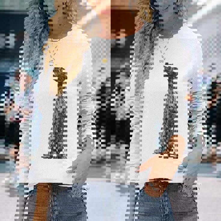 ドッグ・プロット・ハウンド 長袖Tシャツ 彼女への贈り物