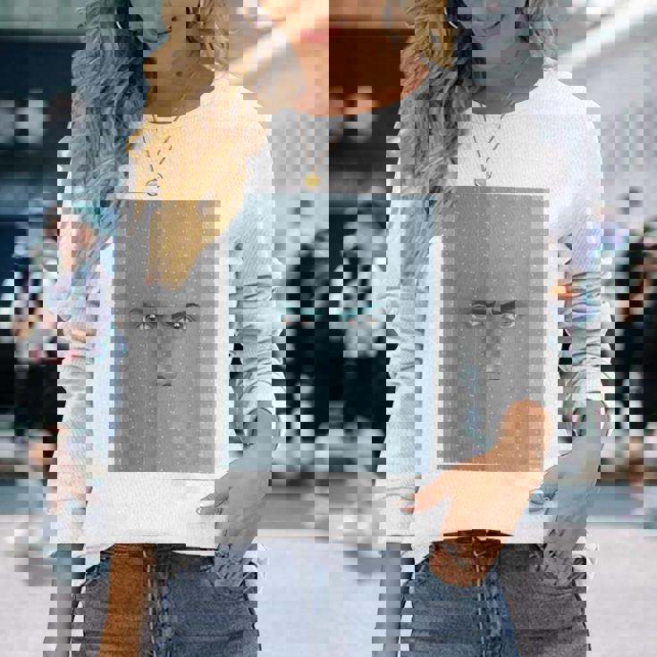 ドリミ4周年記念 壁（浅霧 巳影） 長袖Tシャツ 彼女への贈り物