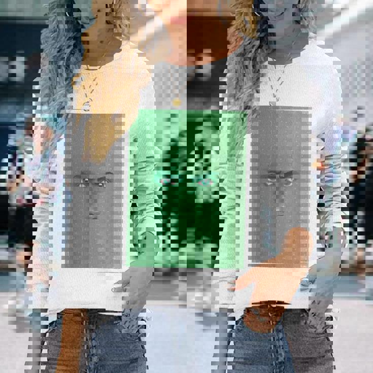 ドリミ4周年記念 壁（獅子丸 孝臣） 長袖Tシャツ 彼女への贈り物