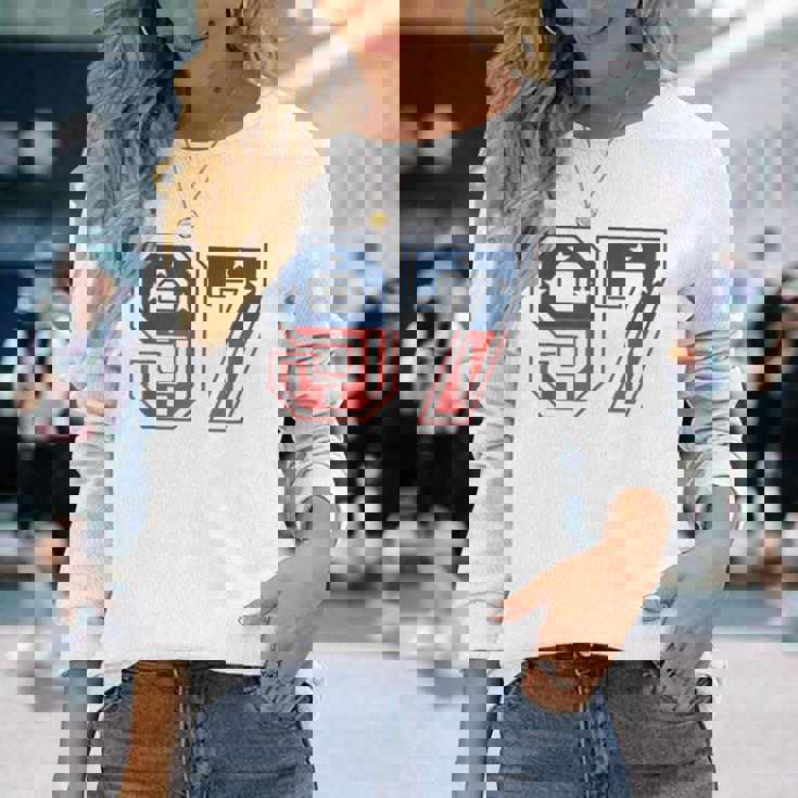 ナンバー97 Usa 長袖Tシャツ 彼女への贈り物