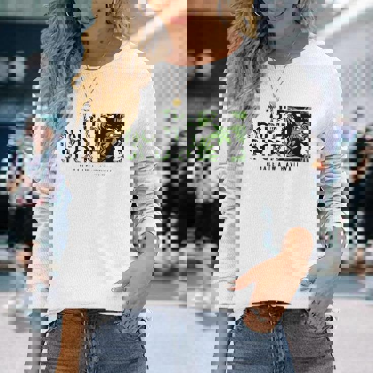 ノースショア ハワイ フローラル 長袖Tシャツ 彼女への贈り物