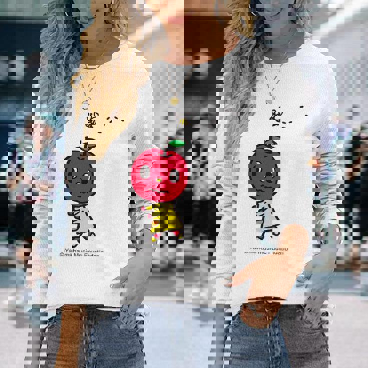 ハチさんとおにごっこ 長袖Tシャツ 彼女への贈り物