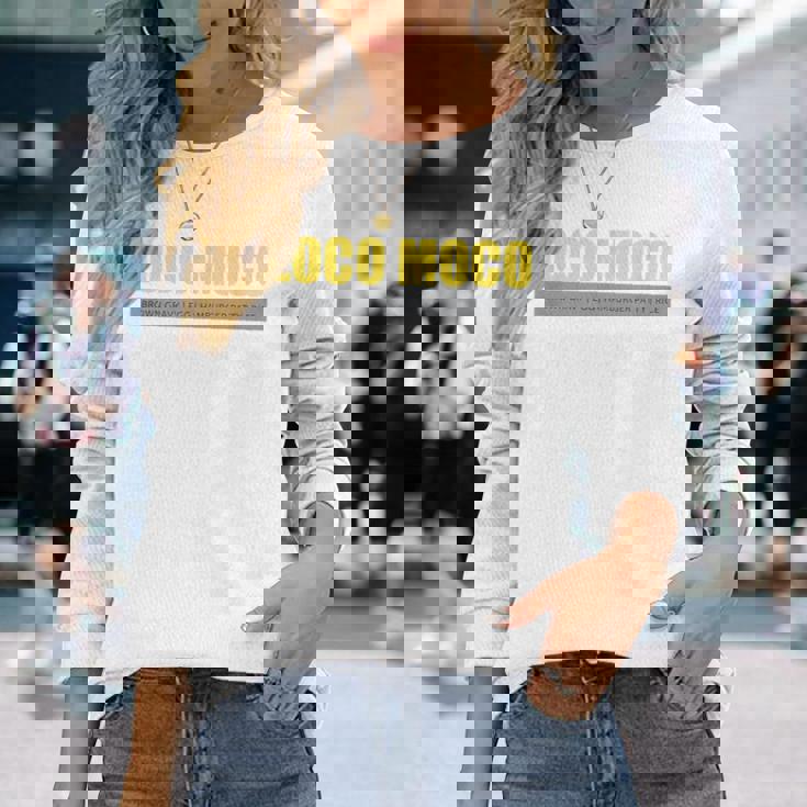 ハワイアン ロコ モコ ローカルブレックファースト 長袖Tシャツ 彼女への贈り物