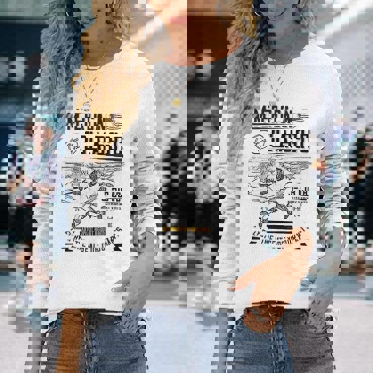 パイパーカブ 飛行機 アメリカンクラシック 長袖Tシャツ 彼女への贈り物