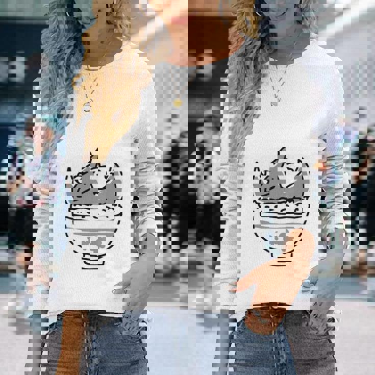 プテラノ丼 長袖tシャツ 長袖Tシャツ 彼女への贈り物