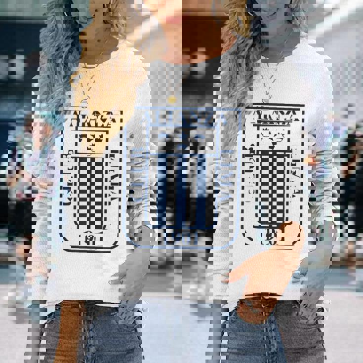 ペルーシャツ ペルー製 Alianza Lima ペルー人 メンズ レディース サッカー 長袖Tシャツ 彼女への贈り物