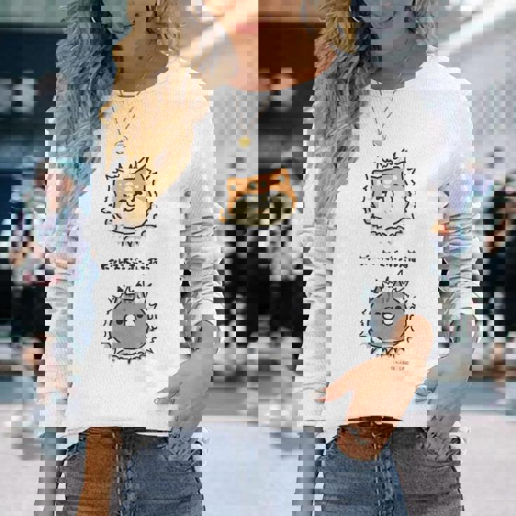 ボンレス犬とボンレス猫 Good 長袖Tシャツ 彼女への贈り物