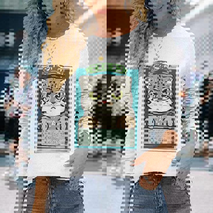 マヌルネコ Pallas's Cat 長袖Tシャツ 彼女への贈り物