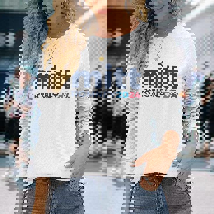 ミット・ロムニー 2024 長袖Tシャツ 彼女への贈り物
