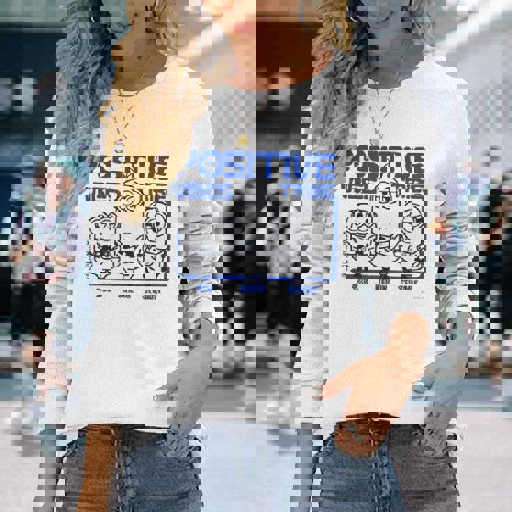 ミニオン Positiveibes Tribe 長袖Tシャツ 彼女への贈り物