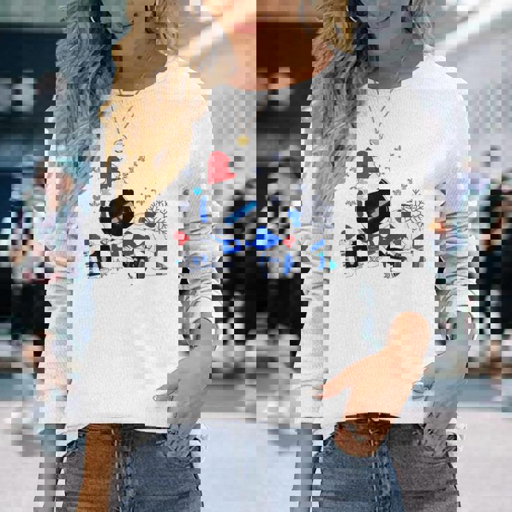 メリークリスマス アストロボット ファニースウェットシャツ 長袖Tシャツ 彼女への贈り物