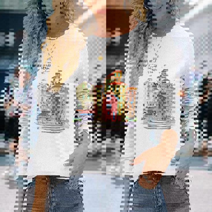 ヨーロッパ フランス パリ マントン フランス 家族 バケーション お土産 長袖Tシャツ 彼女への贈り物